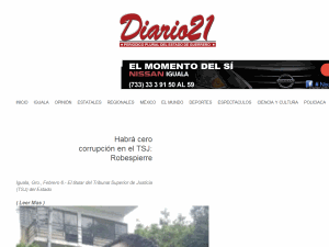 Diário 21 - home page