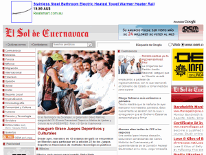 El Sol de Cuernavaca - home page