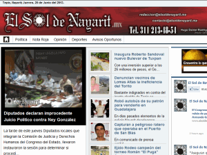 El Sol de Nayarit - home page