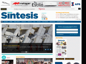 Sintesis - home page