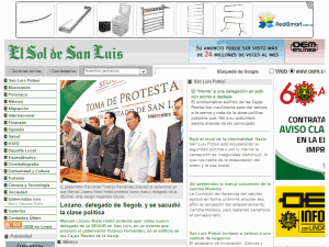 El Sol de San Luis - home page