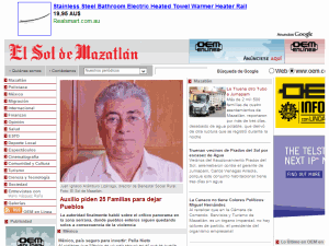 El Sol de Mazatlan - home page