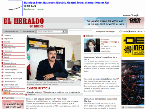 El Heraldo de Tabasco - home page