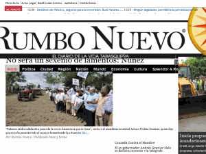 Rumbo Nuevo - home page