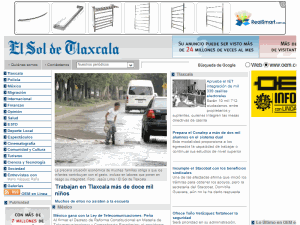 El Sol de Tlaxcala - home page