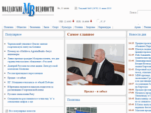 Moldavskie Vedomosti - home page