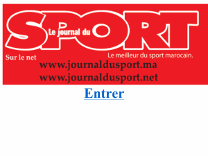 Le Journal du Sport - home page