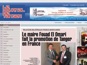 Le Journal de Tanger - home page