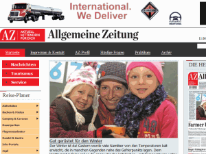 Allgemeine Zeitung - home page