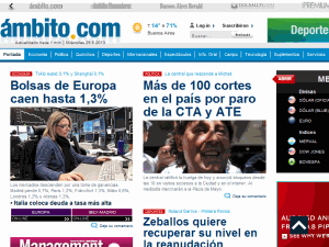 Ambito Financiero - home page