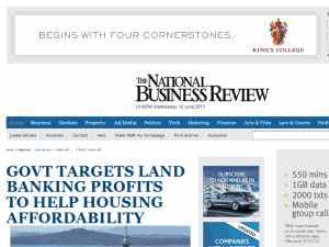 The National Business Review - home page