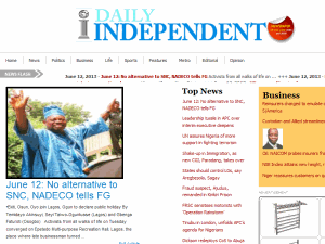 The Daily Independent - home page