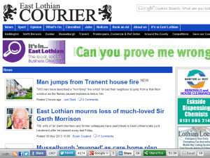 East Lothian Courier - home page