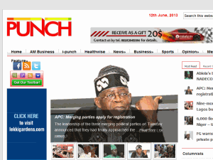 The Punch - home page