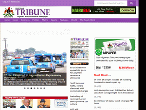 Nigerian Tribune - home page