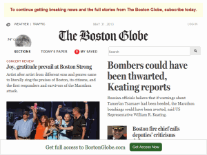 The Boston Globe - home page