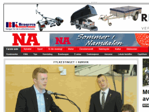 Namdals-Avisa - home page