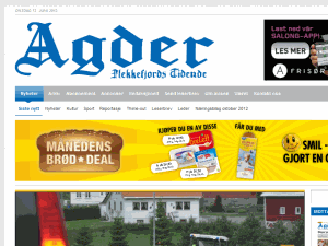 Agder Flekkefjords Tidende - home page