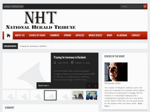 National Herald Tribune - home page
