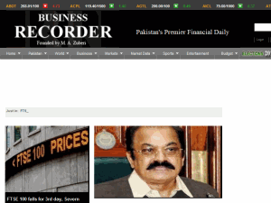 Business Recorder - home page