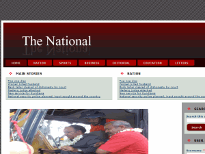 The National - home page