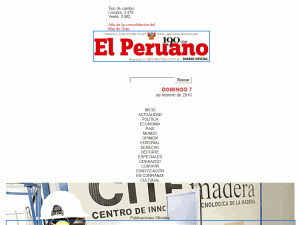 El Peruano - home page