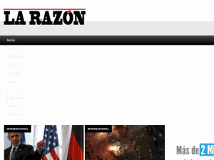 La Razón - home page