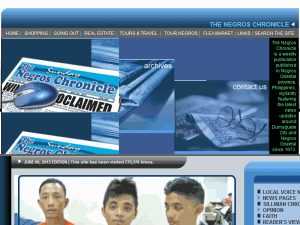 Negros Chronicle - home page