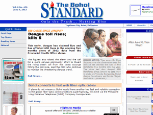 The Bohol Standard - home page
