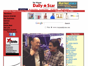 The Visayan Daily Star - home page