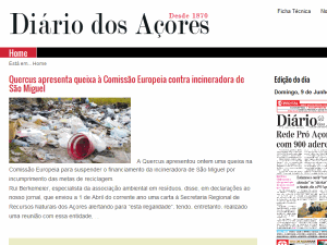 Diário dos Açores - home page