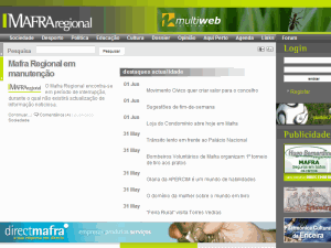 Mafra Regional - home page