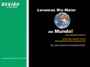 Região de Rio Maior - home page