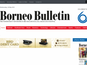 Borneo Bulletin - home page