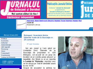 Jurnalul de Botosani si Dorohoi - home page