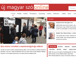 Uj Magyar Szo - home page