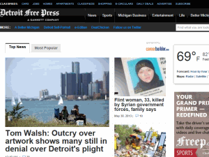 Detroit Free Press - home page