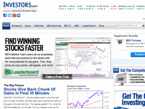 Investor's Business Daily - home page