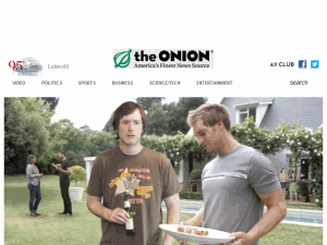 The Onion - home page