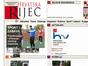 Hrvatska Rijec - home page