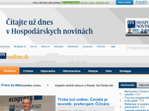 Hospodarske Noviny - home page