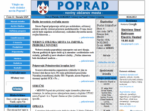 Poprad - home page