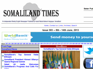 Somaliland Times - home page