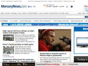 San Jose Mercury News - home page