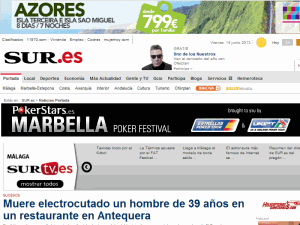 Diário Sur - home page