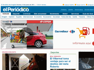 El Periodico de Aragón - home page