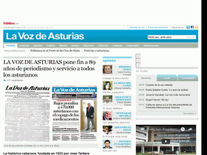 La Voz de Asturias - home page