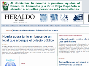 Heraldo de Soria - home page