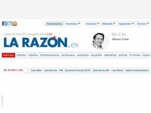 La Razón - home page