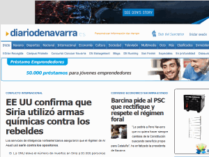 Diário de Navarra - home page